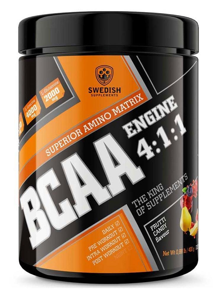 Swedish Supplements BCAA Engine 4:1:1 - Blue Raspberry (400g)