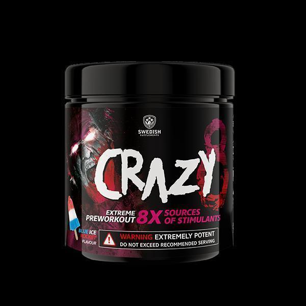 Swedish Supplements Crazy 8 - Blue ice Rocket (260g)