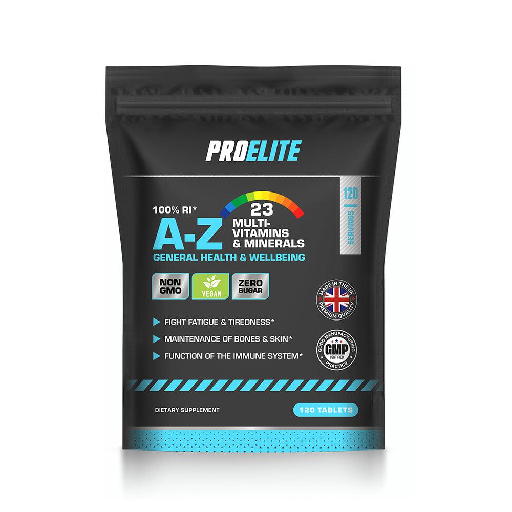 PROELITE A-Z Multi Vitamins and Minerals - Unflavoured (120 Tablets)