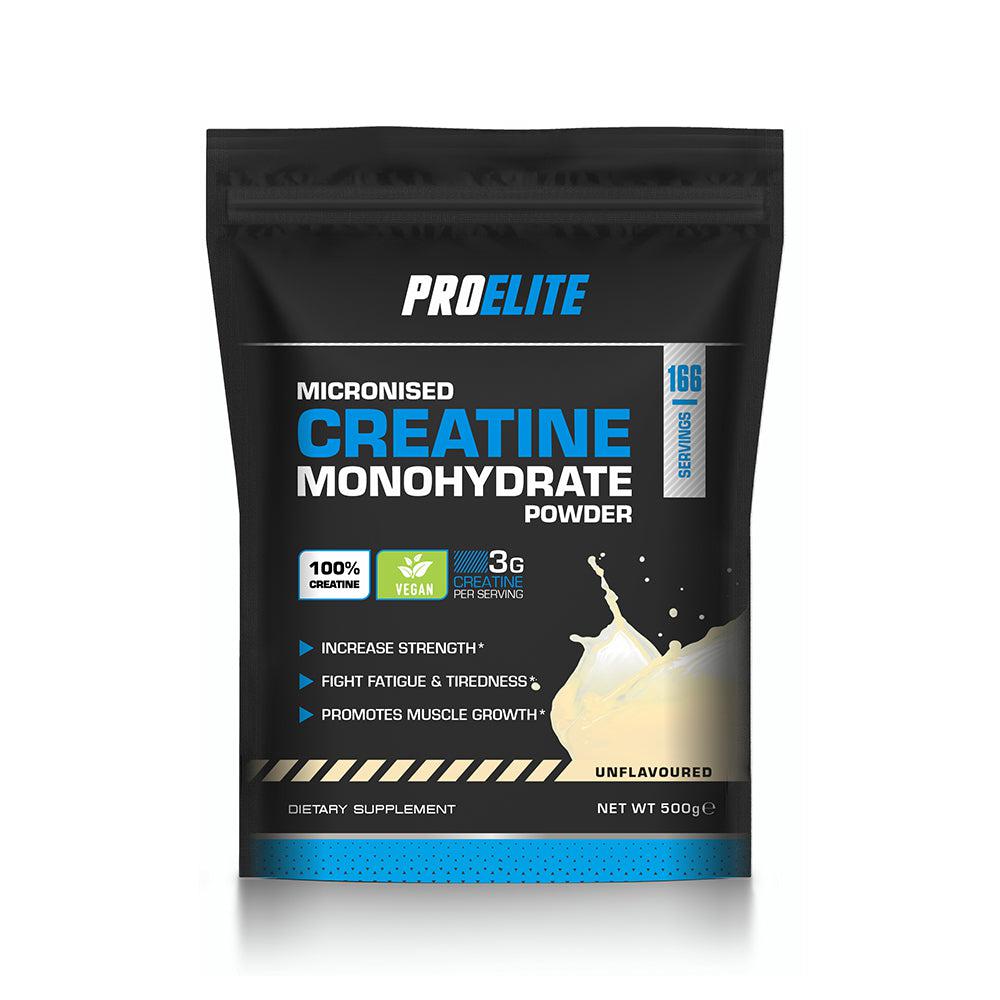 PROELITE Pure Creatine Monohydrate - Blue Raspberry (500g)