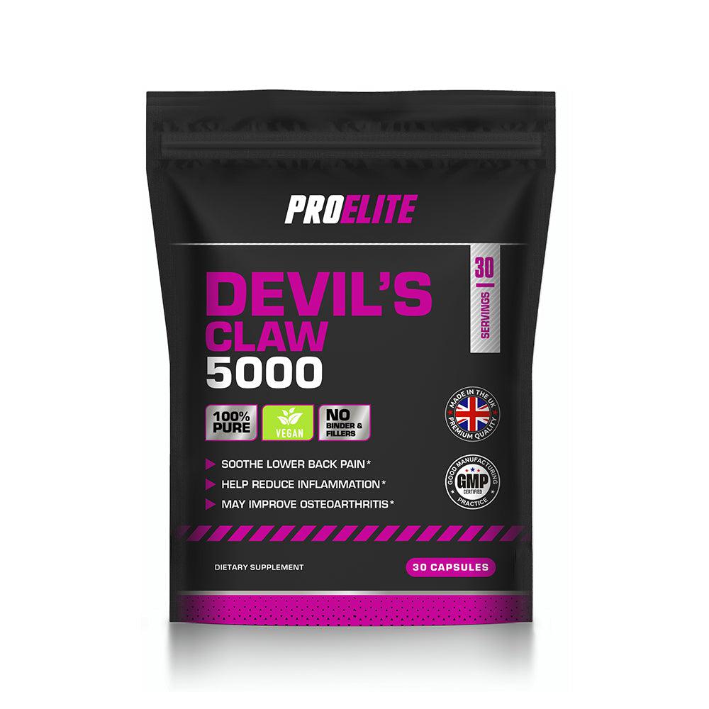 PROELITE Devil's Claw Vegan Capsules - Unflavoured (120 Capsules)