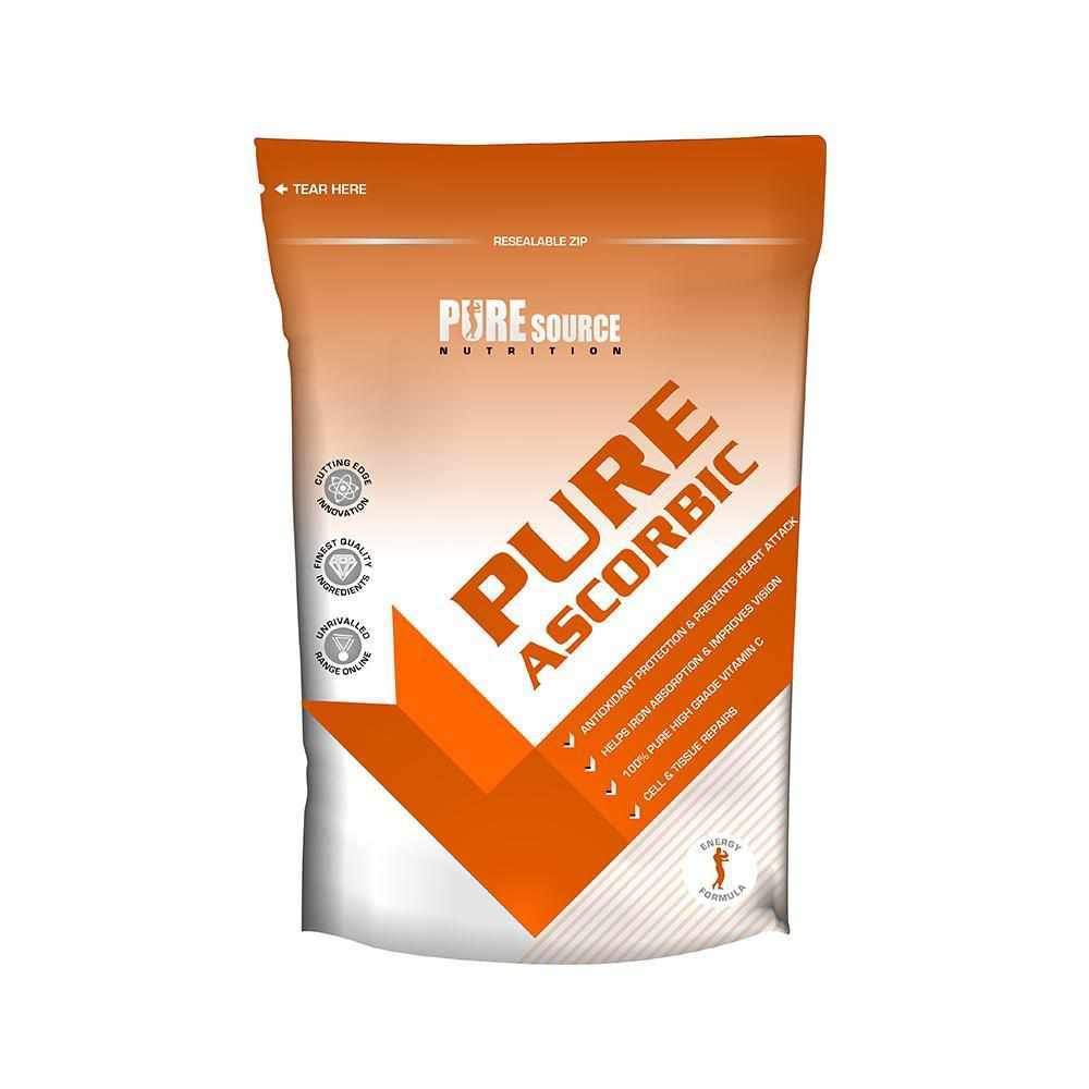 Pure Source Nutrition Ascorbic Acid - Unflavoured (250g)