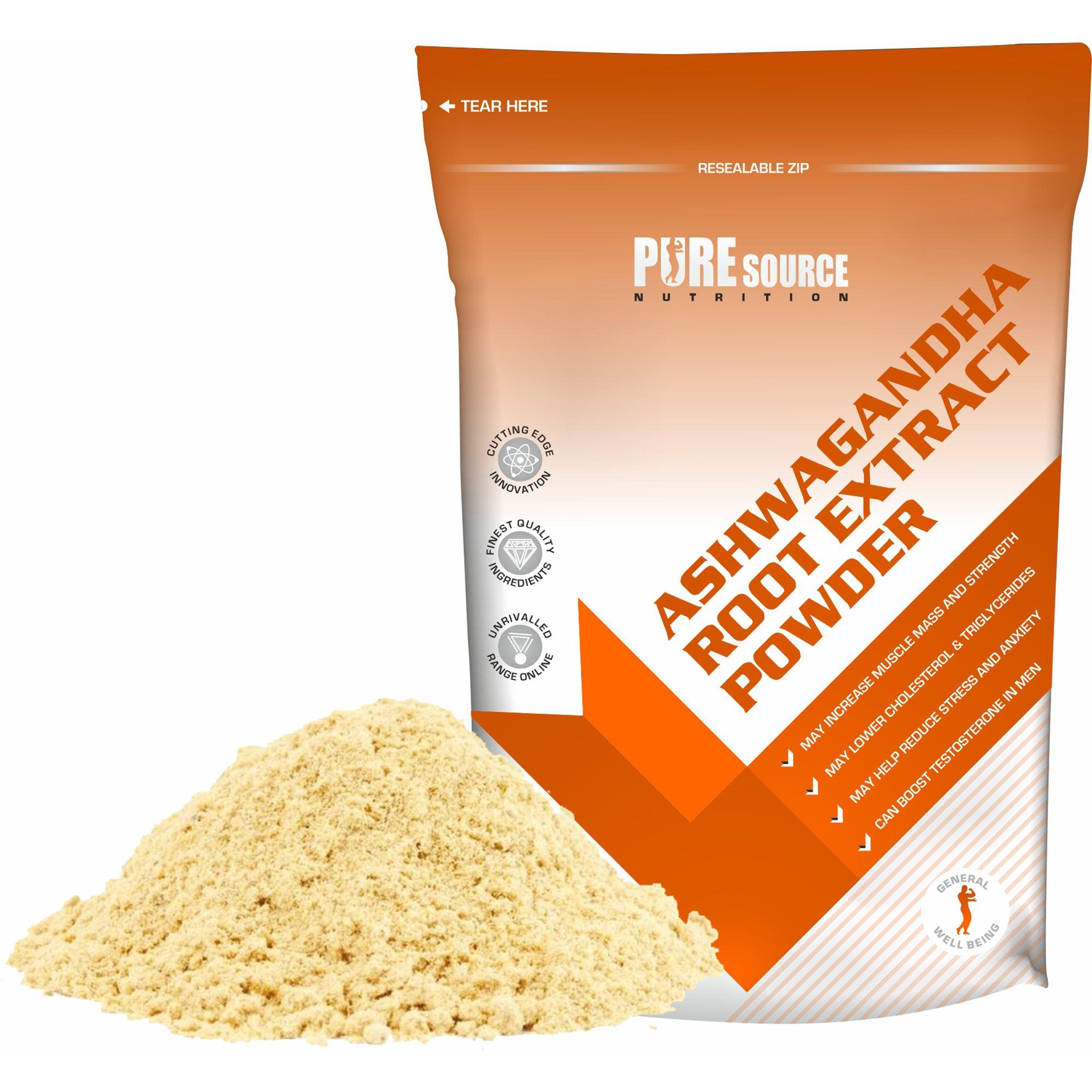 Pure Source Nutrition Ashwagandha - Unflavoured (100g)