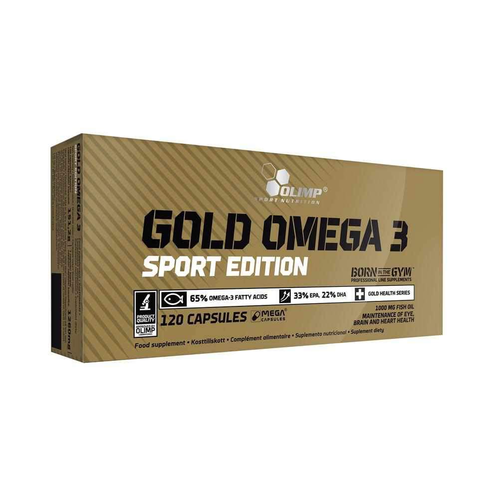 Olimp Gold Omega 3 Sport Edition - Unflavoured (120 Capsules)