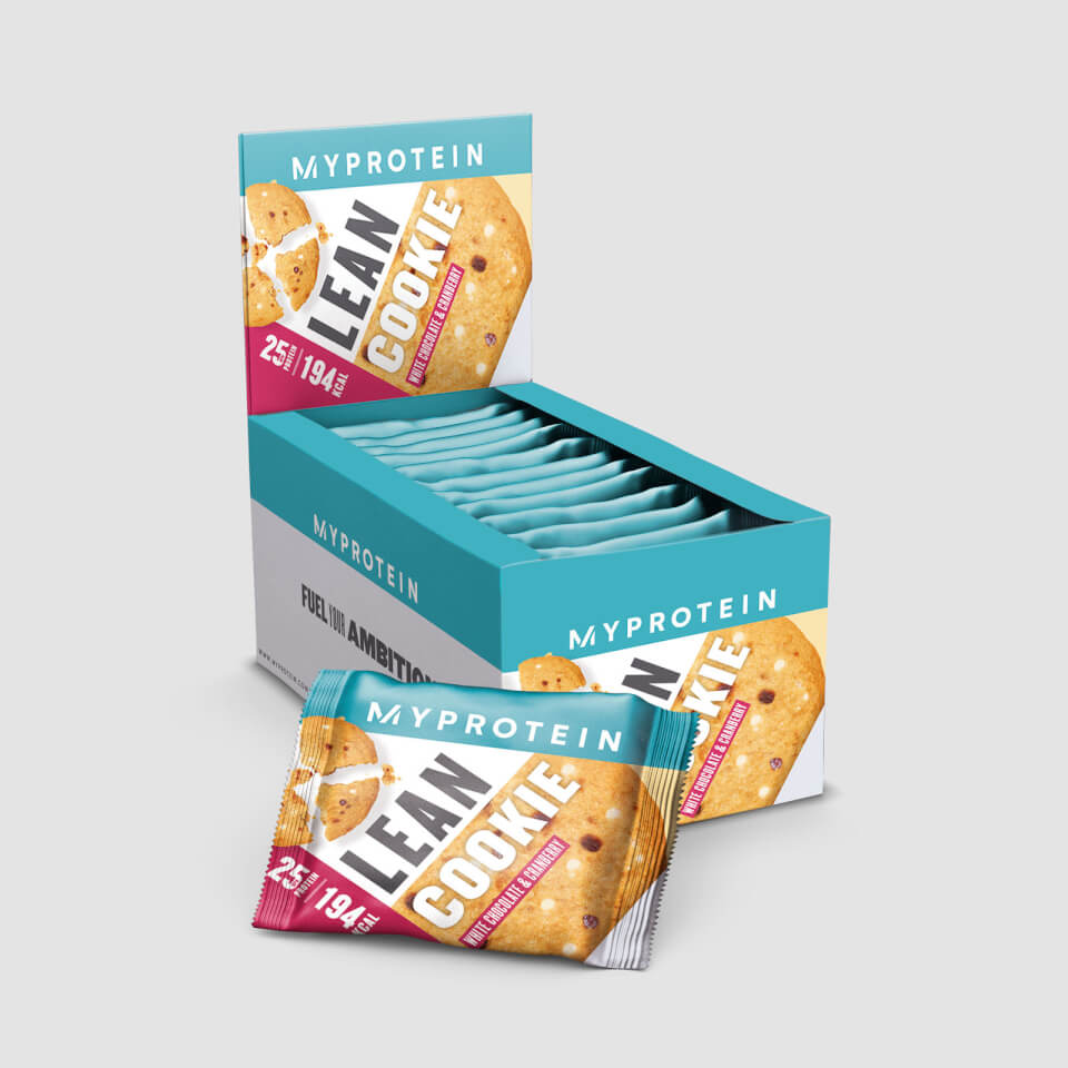 MyProtein Lean Cookie - Cranberry & White Chocolate (12 Cookies)