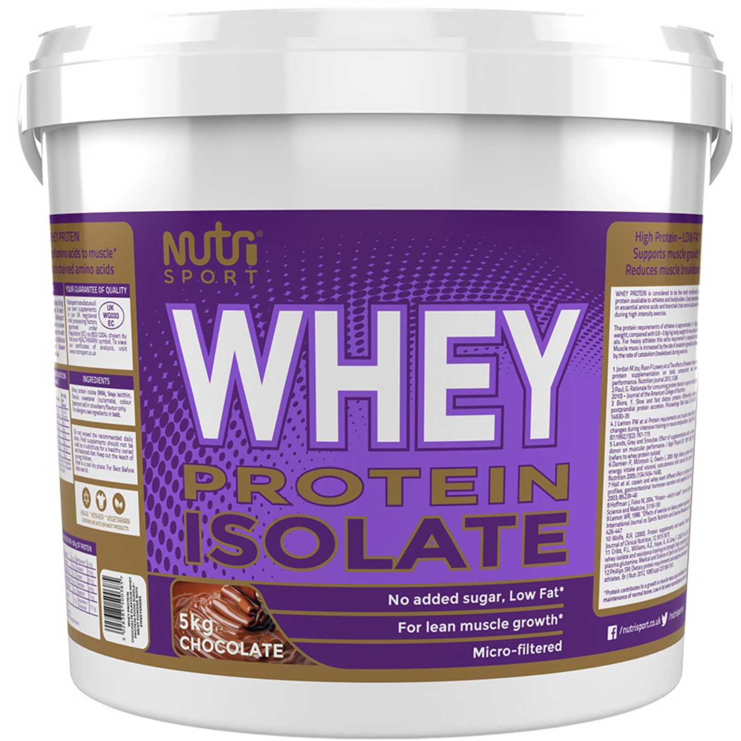 Nutrisport Whey Protein Isolate - Banana (5kg)