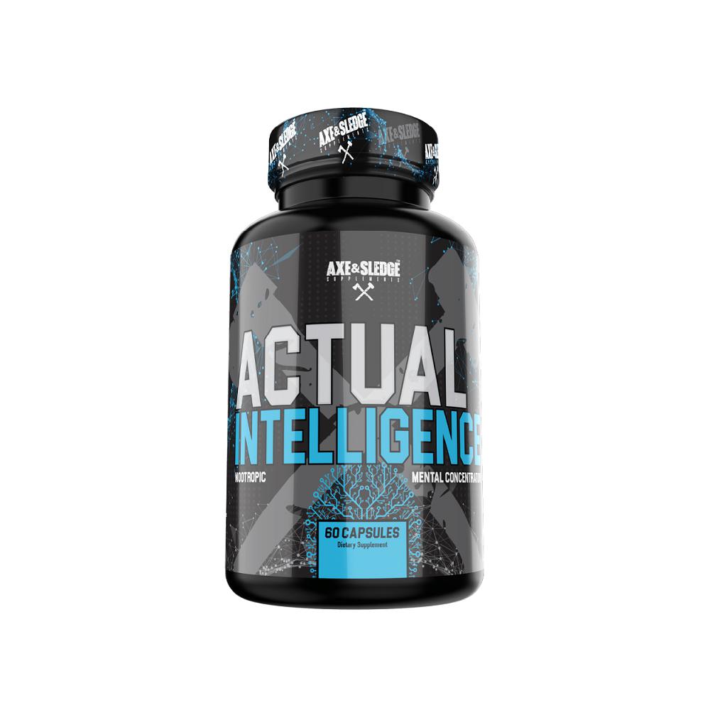 Axe & Sledge Actual Intelligence Nootropic - Unflavoured (60 Capsules)