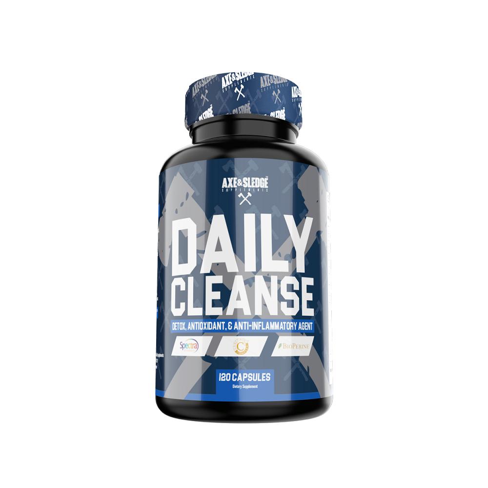 Axe & Sledge Daily Cleanse Antioxidant & Anti-Inflammatory Agent - Unflavoured (120 Capsules)