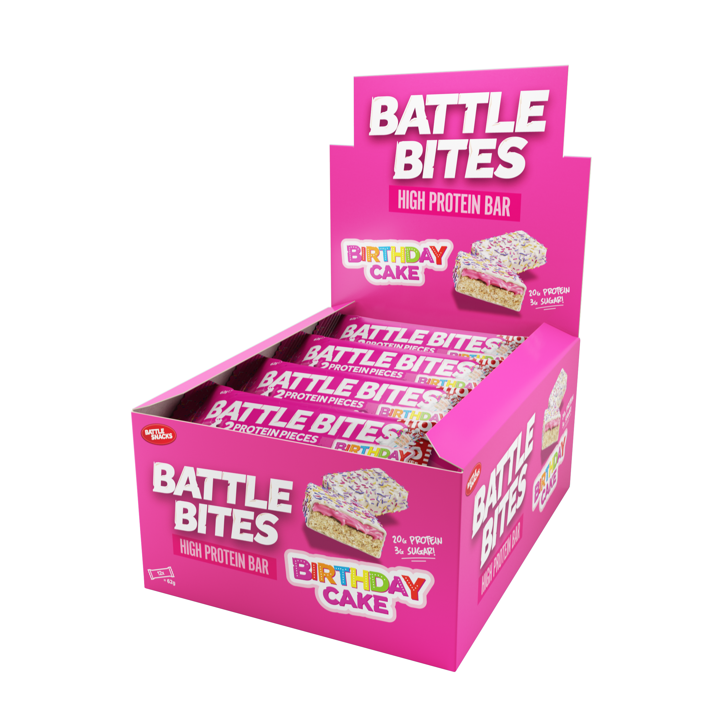 Battle Bites Battle Bites - Birthday Cake (12 Servings)