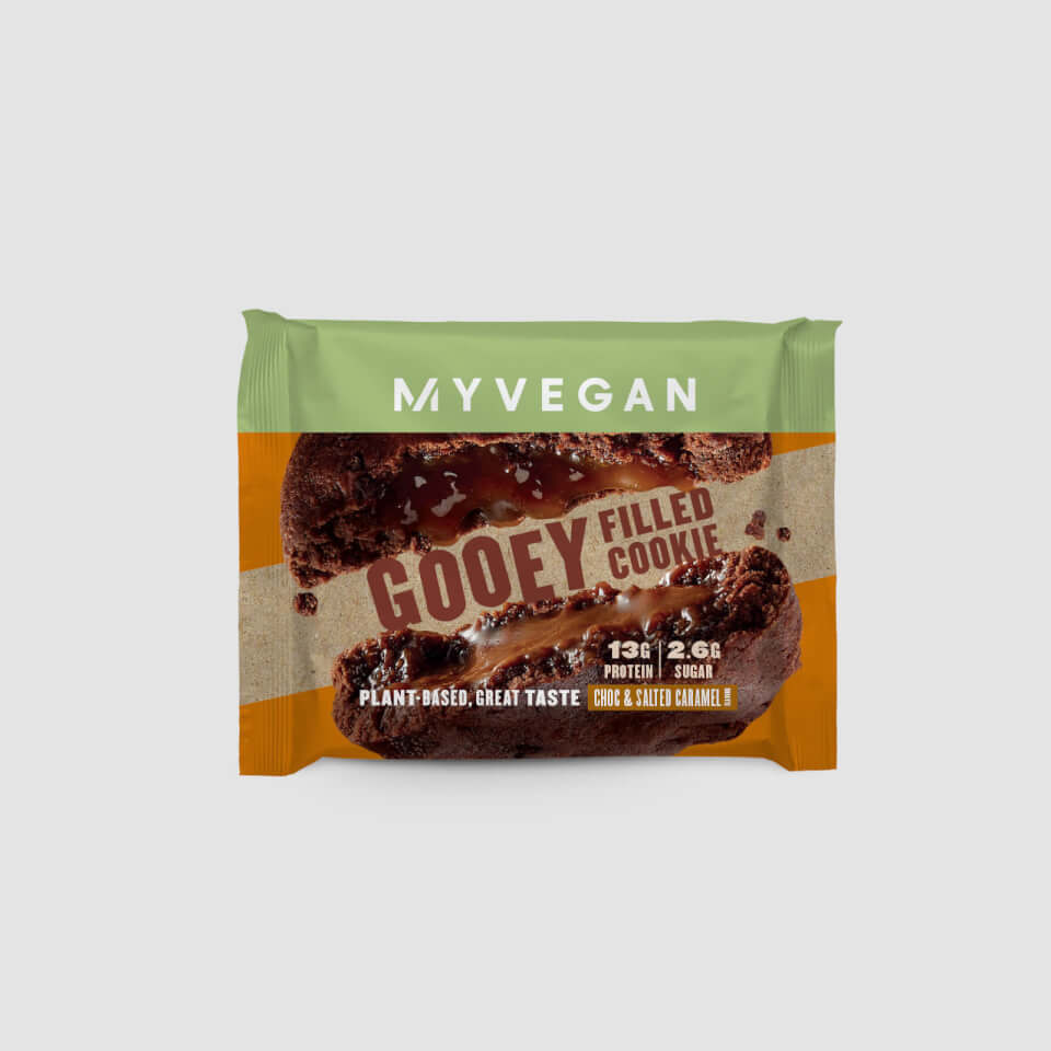 MyProtein Vegan Gooey Filled Cookie - Choc & Salted Caramel (1 Cookies)