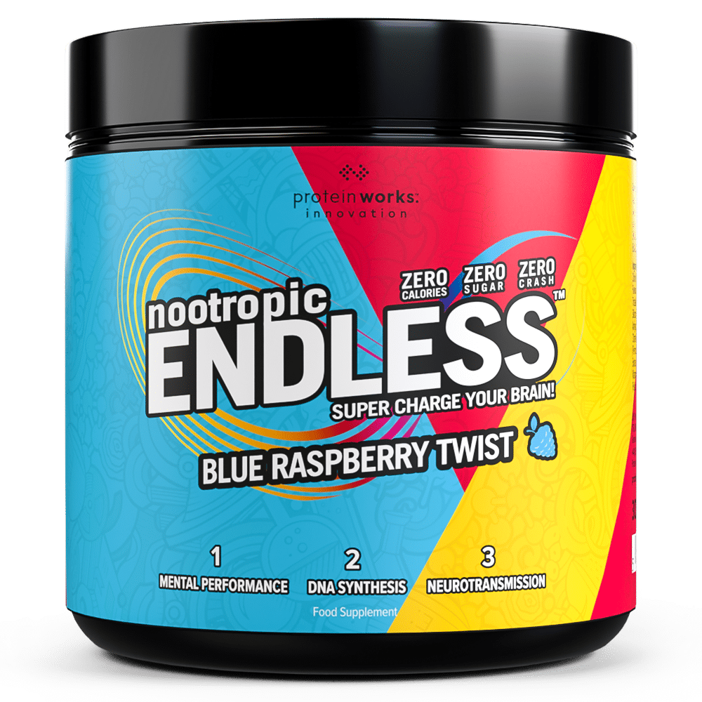 Protein Works Endless Nootropic - Blue Raspberry Twister (300g)