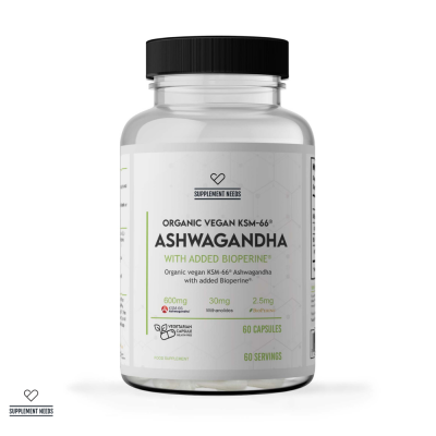 Supplement Needs Ashwagandha Organic Vegan KSM-66