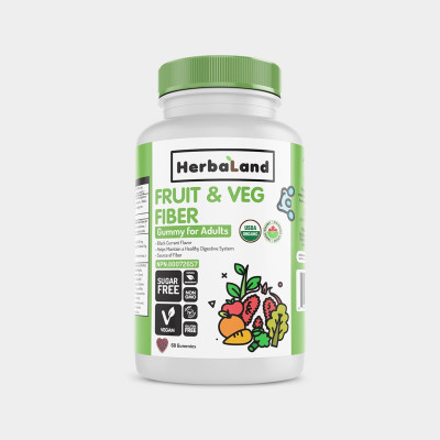 Herbaland Fruit, Veg & Fiber Gummies